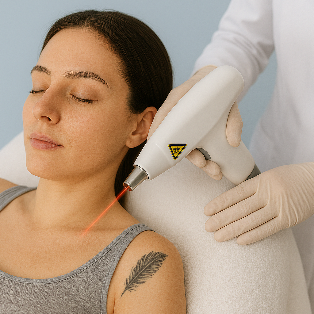 Tattoo-Entfernung mit Laser
